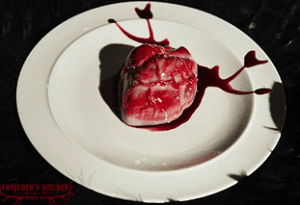 Bloody Heart on a Platete