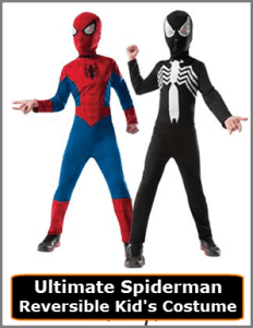 Spiderman Kid's Reversible Costume
