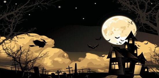 Witch, House and Moon