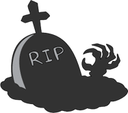 Ghosts and Boos - Gravestone and hand
