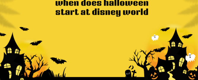 when does halloween start at disney world